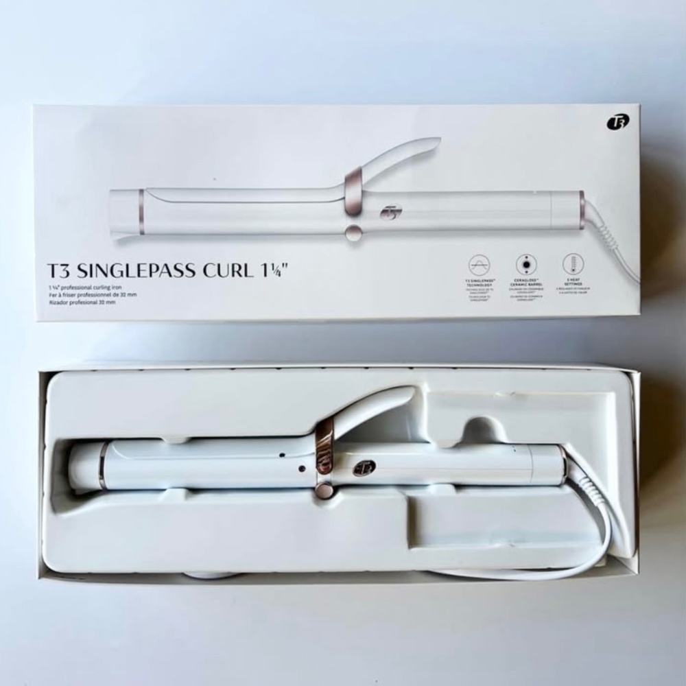 T3 SINGLEPASS CURL 1¼" CURlING IRON